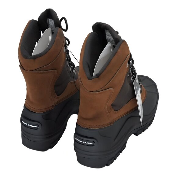 POLAR RANGE Men\'s Peak Cold Weather Boots Brown Size 9